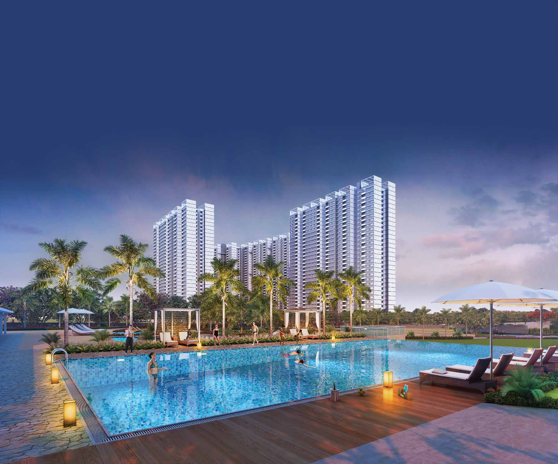 Adarsh Park Heights project view