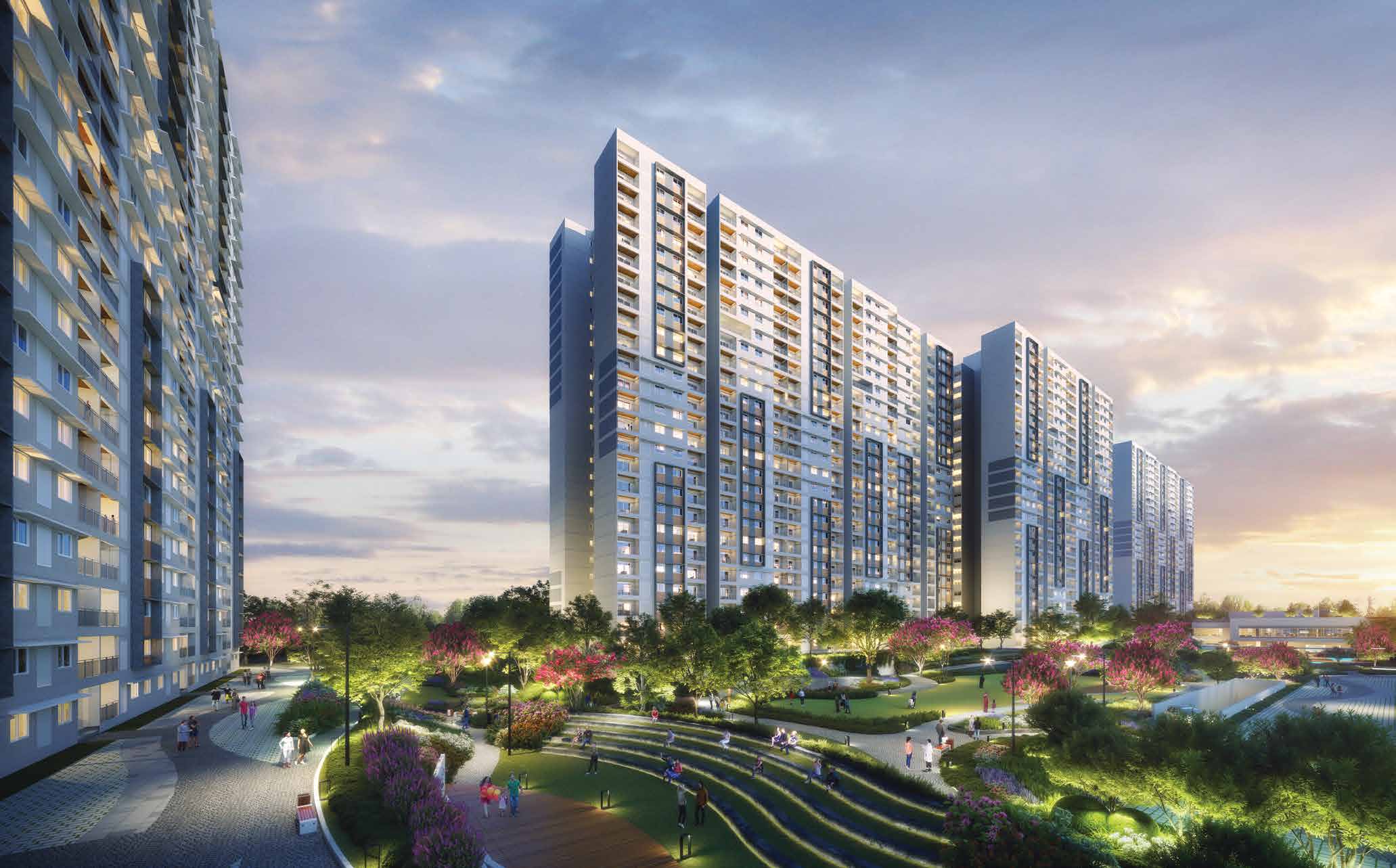 Adarsh Welkin Park project view